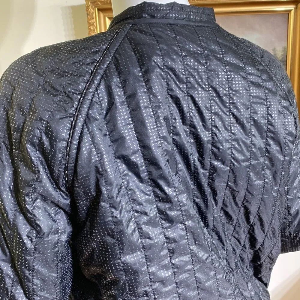 Kit and Ace Keep Pedalling Reversible Light Quilted Nylon Bomber Jacket - Picture 9 of 17